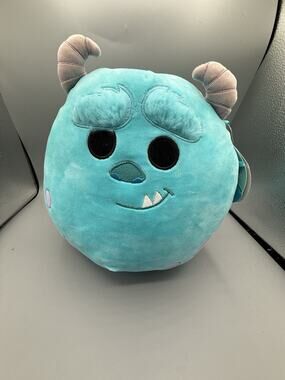 Disney Squishmallows Sulley Monsters Inc Kellytoy Plush 12” w/ Tags Pixar